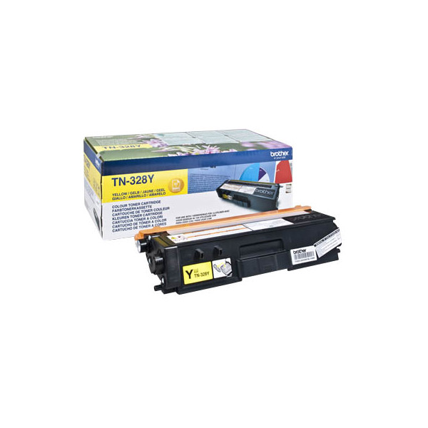 4977766679459 - TN328Y Toner TN-328Y Super Jumbo Gelb (ca 6000 Seiten) TN328Y 4977766679459