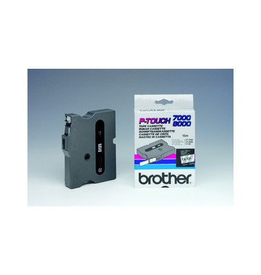 P-Touch Schriftband TX-131 schwarz auf farblos 12mm x 15,4m P-Touch Schriftband TX-131 schwarz auf farblos 12mm x 15,4m
