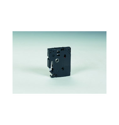P-touch Schriftband TZe-133 12mm x 8m blau/farblos laminiert selbstklebend