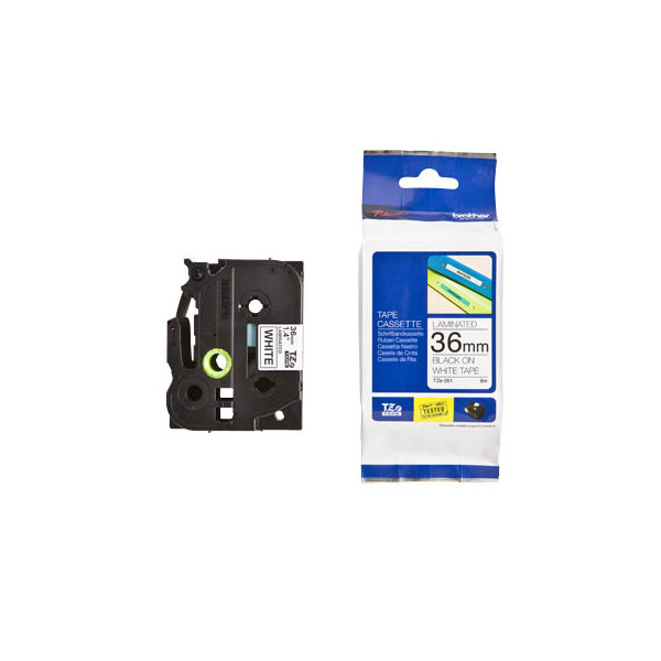 4977766685528 - 36 mm schwarz auf weiß brother Schriftband TZe-261 TZE261 36 mm schwarz auf weiß 1 St TZE261 4977766685528
