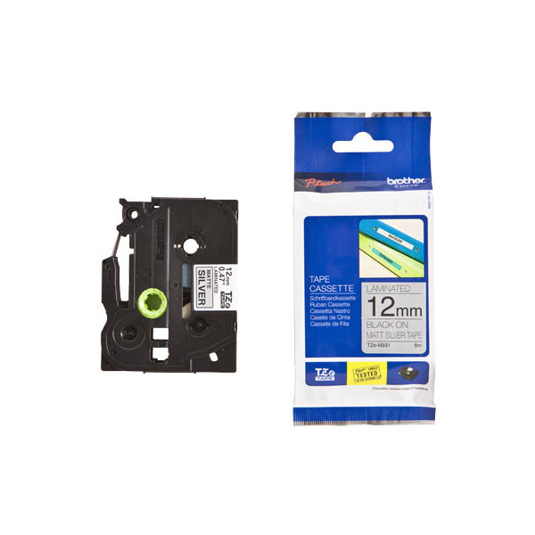 4977766691802 - 12 mm schwarz auf silber brother Schriftband TZe-M931 TZEM931 12 mm schwarz auf silber 1 St TZEM931 4977766691802