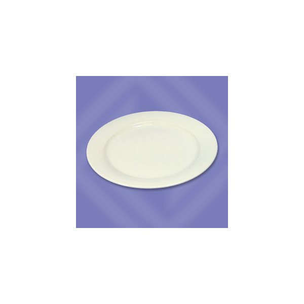 4025068033407 - Teller Dialog flach Ø 257cm weiß Porzellan stapelbar 4025068033407 Bauscher
