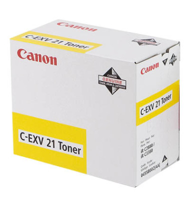Toner 0455B002 (C-EXV21), gelb, ca. 14000 Seiten