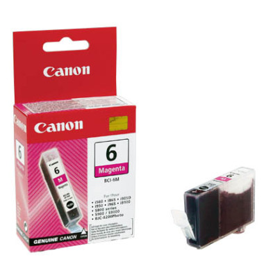 Druckerpatrone BCI-6M 4707A002AA (BCI-6M), magenta, ca. 280 Seiten