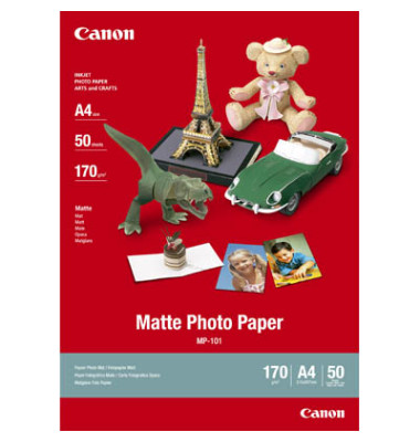 Inkjet-Fotopapier A4 MP-101 einseitig matt 170g 50 Blatt