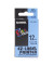 Schriftband XR-12BU1 12mm x 8m schwarz/blau laminiert stark selbstklebend