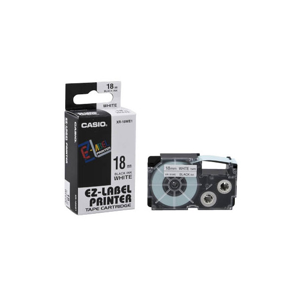 4971850117506 - Schriftband XR-18WE1 18mm x 8m schwarz weiß laminiert stark selbstklebend 4971850117506 Casio