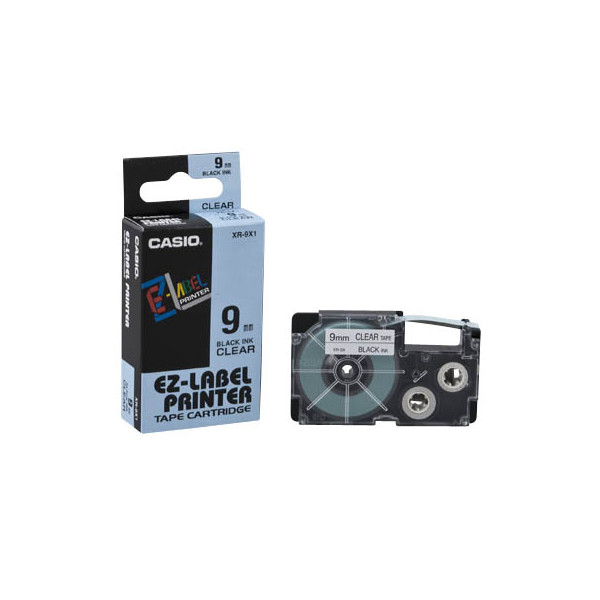 4971850117414 - 9 mm schwarz auf transparent Schriftband XR-9X XR-9X1 9 mm schwarz auf transparent 1 St XR-9X1 4971850117414