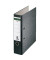 Ordner Standard 220105, A4 80mm breit Karton Wolkenmarmor schwarz