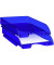 Briefablage Happy 1002000721, A4/C4, ultramarinblau-transparent, Polystyrol stapelbar