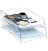 Briefablage Ellypse 1003000111 A4 / C4 glasklar Kunststoff stapelbar