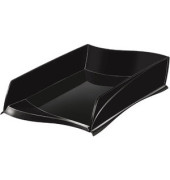 Briefablage Ellypse 1003000161, A4/C4, schwarz, Polystyrol stapelbar