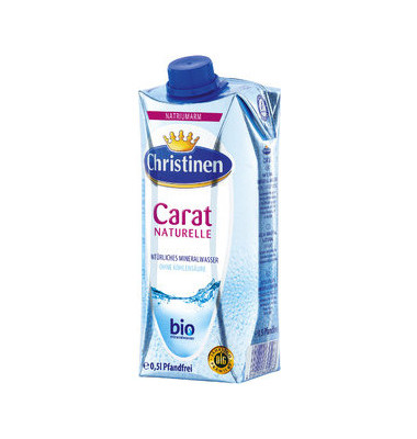 Carat Mineralwasser still 0,5 Liter Tetrapack
