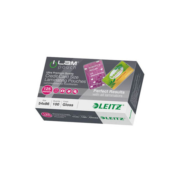 5411313338103 - 33810 Laminierfolien für Kreditkarten 86x54mm 2 x 125 mic glänzend 5411313338103 100 Stück