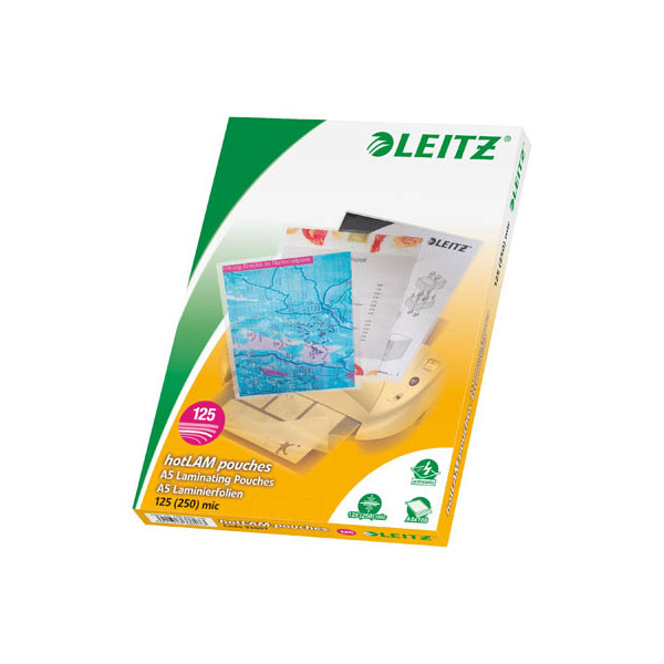 5411313338073 - Laminierfolien iLAM 33807 A5 Hoch-& Querformat Stärke 125 µm L 222 x B 160 mm PET farblos 100 Stück