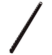Plastikbinder&uuml;cken CombBind 4028173, US-Teilung, 21 Ringe auf A4, schwarz, 6mm