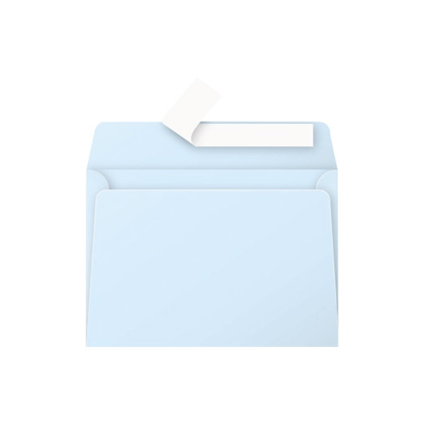 3329680546606 - Designbriefumschläge C6 Pollen ohne Fenster haftklebend 120g blau 3329680546606 20 Stück