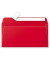 Designbriefumschlag Pollen 5585C, Din Lang, haftklebend, 120g, kirschrot