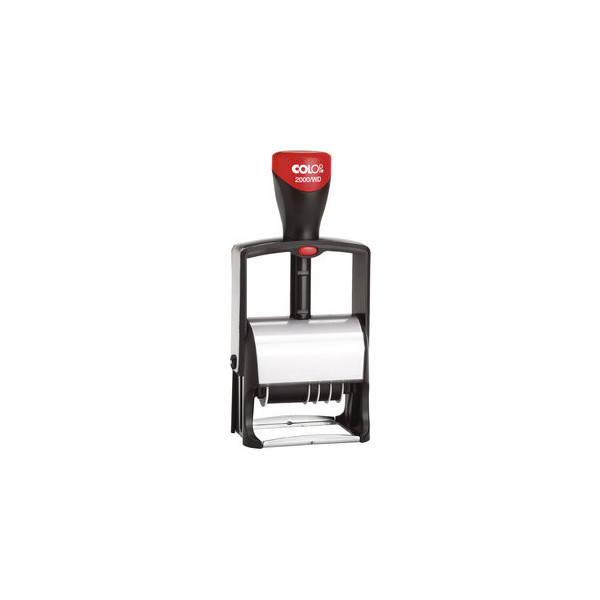 9004362403081 - Text- und Datumsstempel ClassicLine 2000WD mit 12 Texten + Datum Metall Kunststoff Schrifthöhe 4mm 9004362403081 Colop