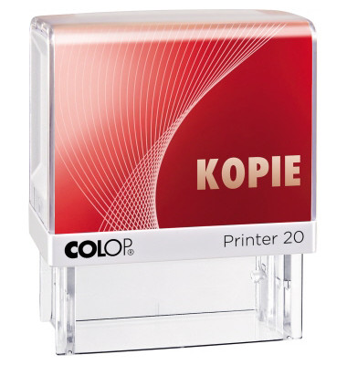 Stempel 20L KOPIE rot 1-zeilig Stempel 20L KOPIE rot 1-zeilig