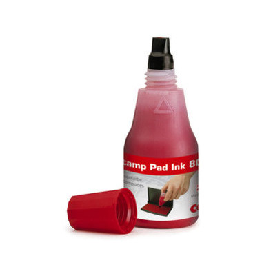 Stempelfarbe 801 ohne Öl 25ml Flasche rot Stempelfarbe 801 ohne Öl 25ml Flasche rot
