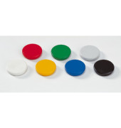 Haftmagnete 95524-21414 rund 24x7mm (ØxH) farbig sortiert 300g Haftkraft