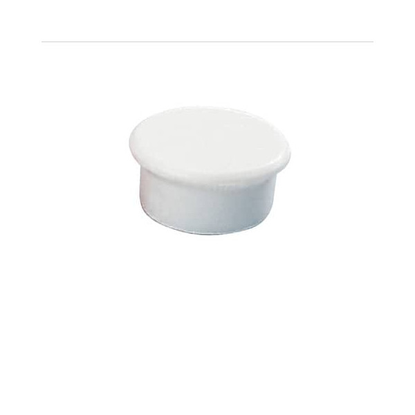 10 Stück Dahle Haftmagnet 00.01.95513, Rund, 13mm Ø, weiß, 100g 4007885715131 Dahle
