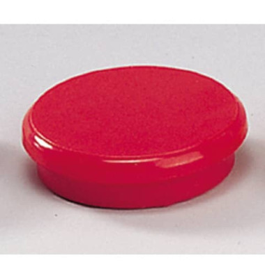 Haftmagnet 95524-21417, Rund, 24mm &Oslash;, rot, 300g