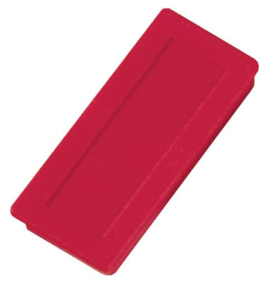 Magnete bis 1,0kg rechteckig rot Magnete bis 1,0kg rechteckig rot