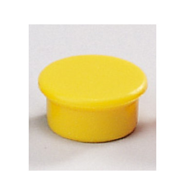 Magnete 13mm bis 100g rund gelb