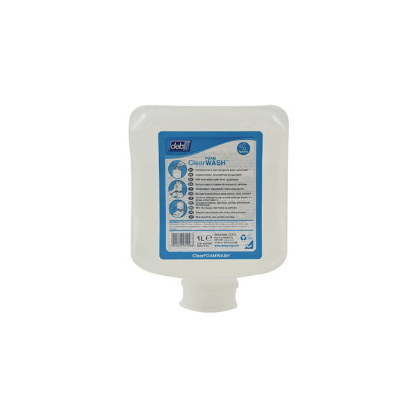 5010424014595 - Schaumseife CLR1L Clear Foam Pure parfümfrei 6x1000 ml Nachfüllkartusche 5010424014595 6000 Milliliter