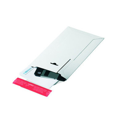 Versandtaschen Rigid CP012.02, B5+, ohne Fenster, selbstklebend, 58g, weiß