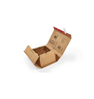 Buchverpackung CP067.04 Paket POST, M 30000273 braun, für A4, innen 305x212x110mm, Pappe 1-wellig Buchverpackung CP067.04 Paket POST, M 30000273 braun, für A4, innen 305x212x110mm, Pappe 1-wellig