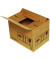 Versandkarton SAMC01.120 braun, bis DIN A4+, innen 384x284x284mm, Wellpappe 1-wellig
