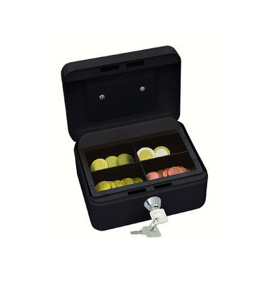 Geldkassette 145 Größe 1 schwarz 152x155x80mm