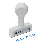 Stempel mit Text "KOPIE" weiß