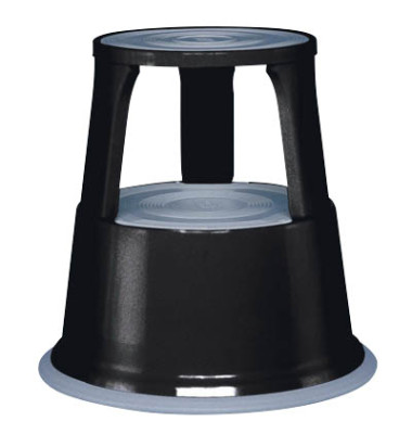 Rollhocker 2121 Stahl schwarz 44cm hoch 4,9kg