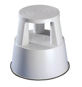 Rollhocker 212 200 Step, 1 x 2 Stufen, wei&szlig;, bruchfestes, wiederverwertbares Polypropylen