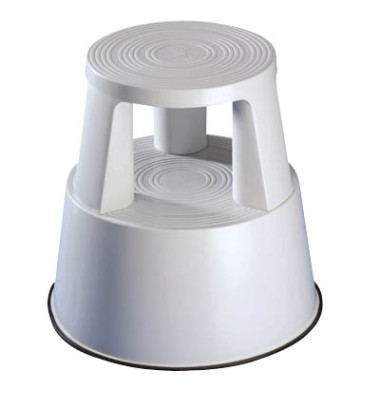 Rollhocker 212 200 Step, 1 x 2 Stufen, wei&szlig;, bruchfestes, wiederverwertbares Polypropylen