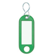 Schlüsselanhänger mit Etikett S-Hacken grün