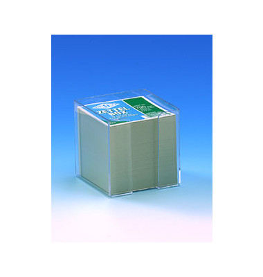 Zettelbox 270265016, 90x90mm, inkl. 700 Notizzettel, transparent, Kunststoff Zettelbox 270265016, 90x90mm, inkl. 700 Notizzettel, transparent, Kunststoff