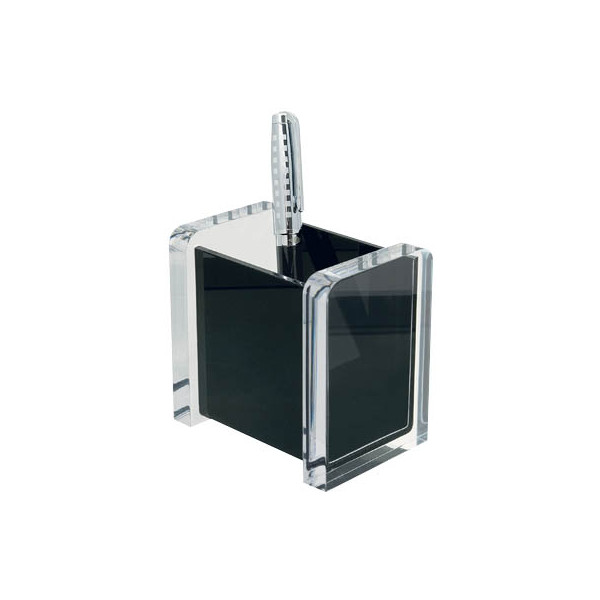 4003801796413 - - Stifteköcher ® Acryl Exklusiv 94 x 94 x 65 cm (b x h x t) Acryl glasklar schwarz