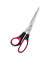 Universalschere, Edelstahl, rostfrei, 21cm, Linkshänder, schwarz/rot