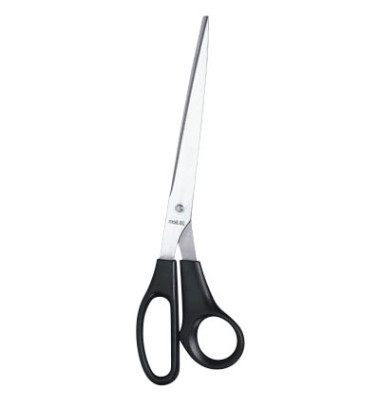 Schere 25cm schwarz rund