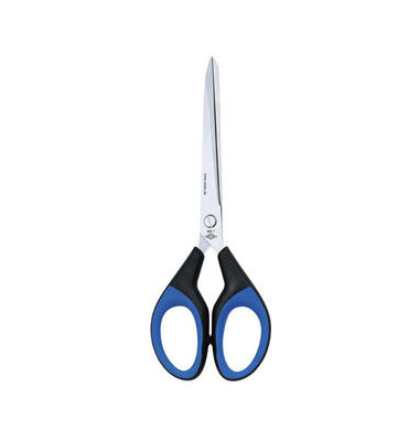 Schere Soft Cut 18cm Rechts-und Linksh.schwarz/blau