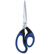 Universalschere Soft Cut, Edelstahl, rostfrei, 21cm, schwarz/blau