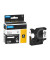 Rhino Schriftband 18483 12mm x 5,5m schwarz/weiß laminiert stark selbstklebend