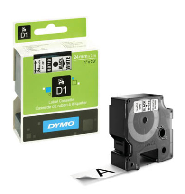 D1-Band für LabelPOINT -MANAGER schwarz weiß 24mm x 7m D1-Band für LabelPOINT -MANAGER schwarz weiß 24mm x 7m