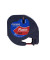 LetraTag Schriftband S0721680 12mm x 4m schwarz/rot laminiert selbstklebend