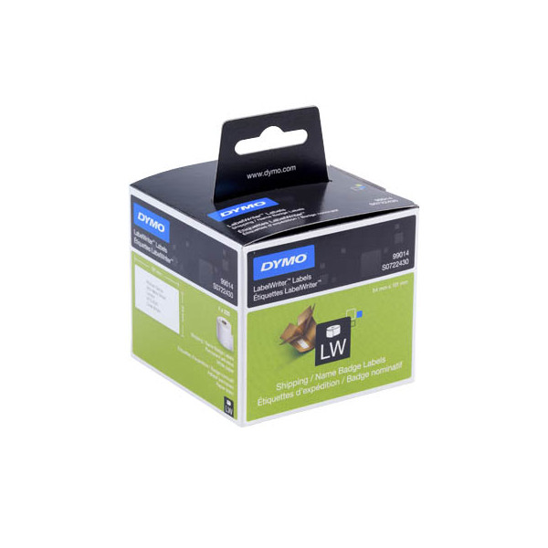 5411313990141 - DYMO Orignal LabelWriter Versandetiketten -Namensschilder (Groß) | 54 mm x 101 mm | Rolle mit 220 leicht ablösbaren Etiketten | selbstklebend | für LabelWriter Etikettendrucker & Beschriftungsgerät